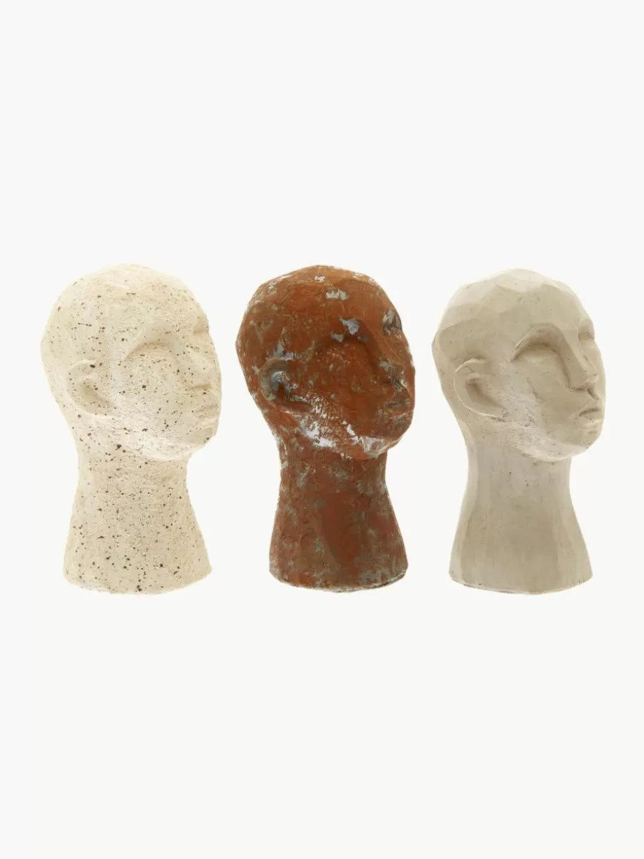 Deko-Objekte-Villa Collection Deko-Objekte Figure Talvik Head, 3er-Set