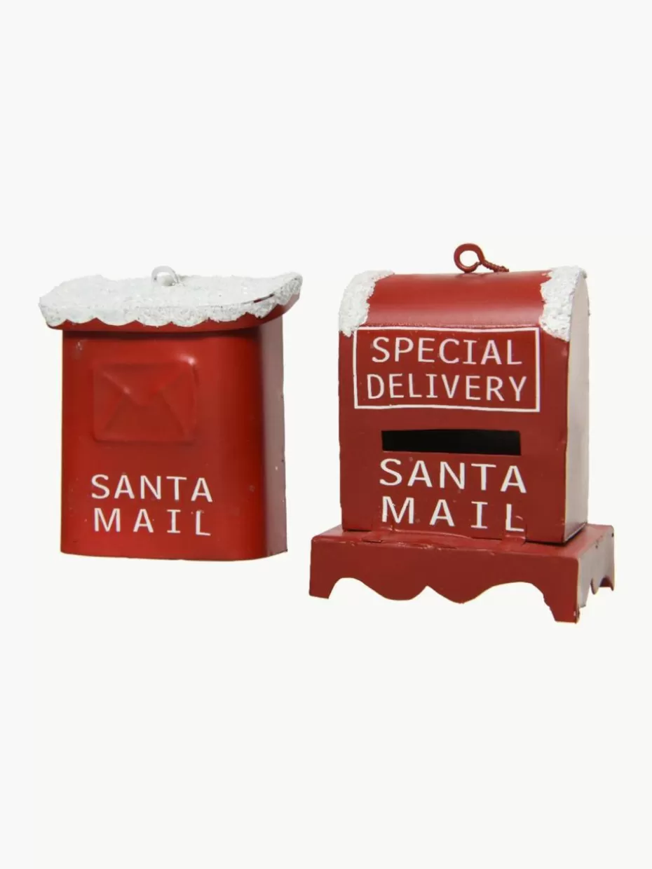 Weihnachtliche Deko-Objekte-Westwing Deko-Objekte Mail in Briefkastenform, 2er-Set