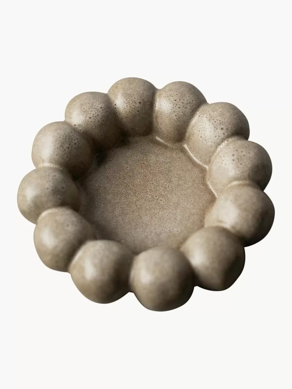 Weihnachtliche Deko-Objekte | Nordic Celebrations-DBKD Deko-Tablett Mole aus Keramik Beige, matt