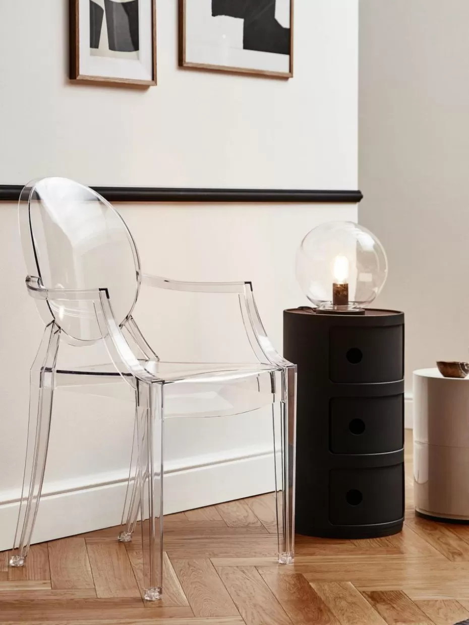 Stühle-Kartell Design Armlehnstuhl Louis Ghost