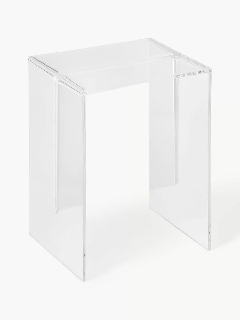 Hocker | Beistelltische-Kartell Design Beistelltisch Max-Beam Transparent