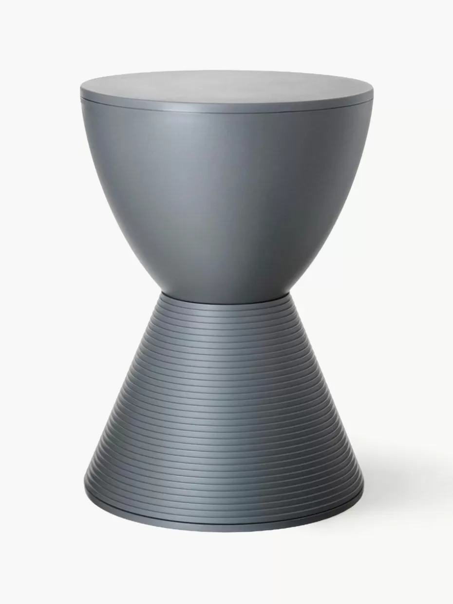 Beistelltische-Kartell Design Beistelltisch Prince Aha Dunkelgrau