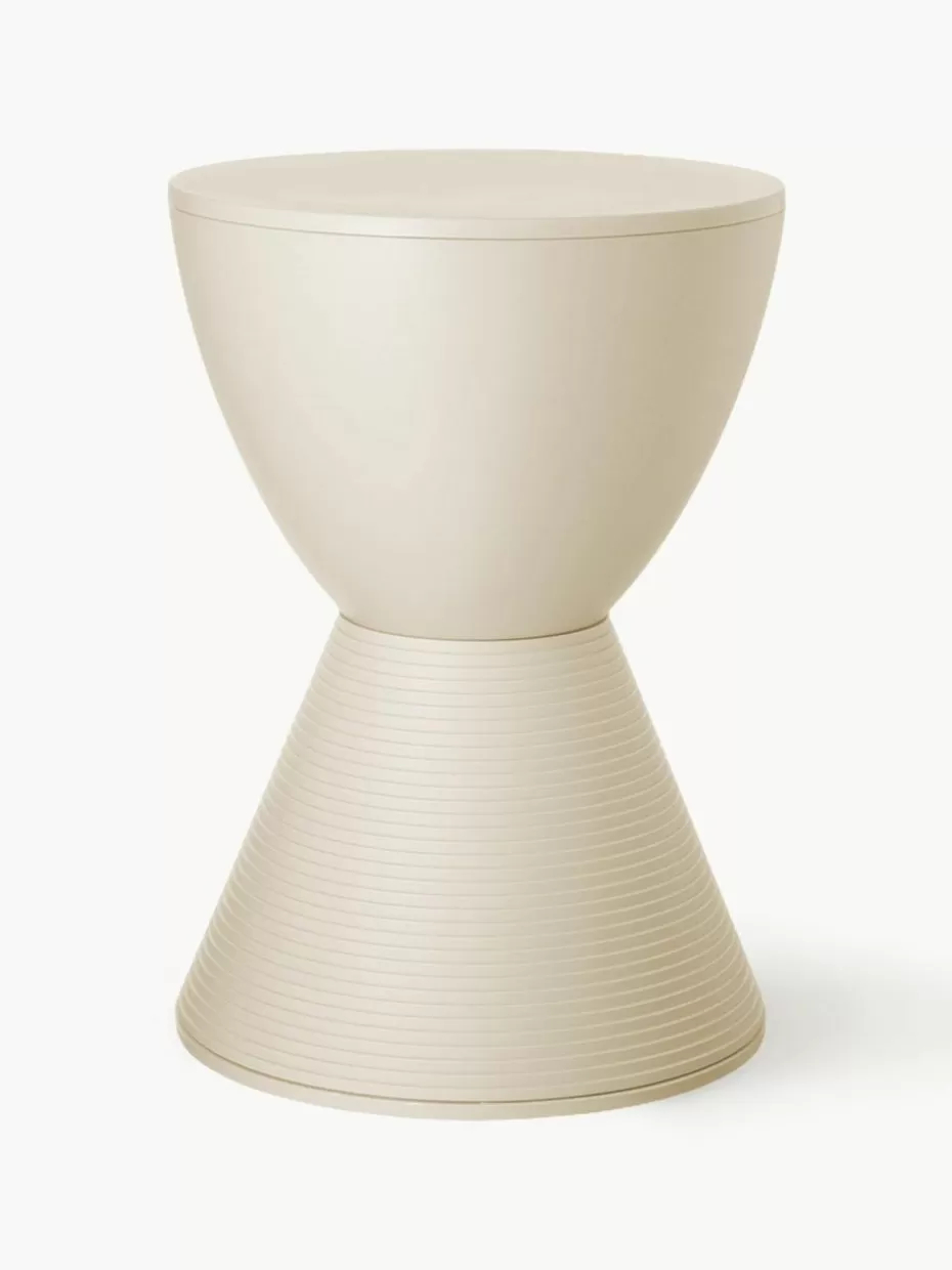 Beistelltische-Kartell Design Beistelltisch Prince Aha Off White