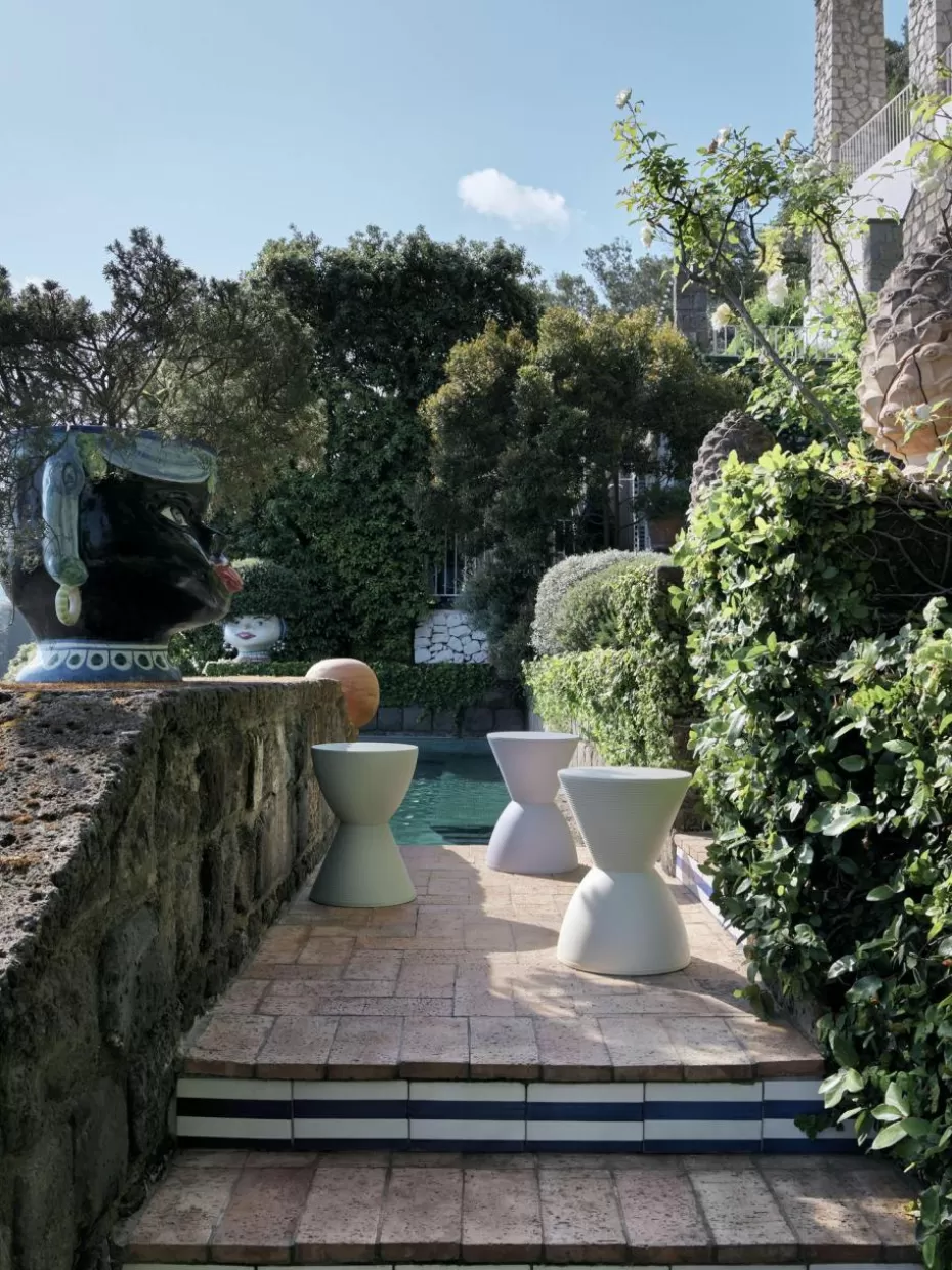 Beistelltische-Kartell Design Beistelltisch Prince Aha Mintgrün