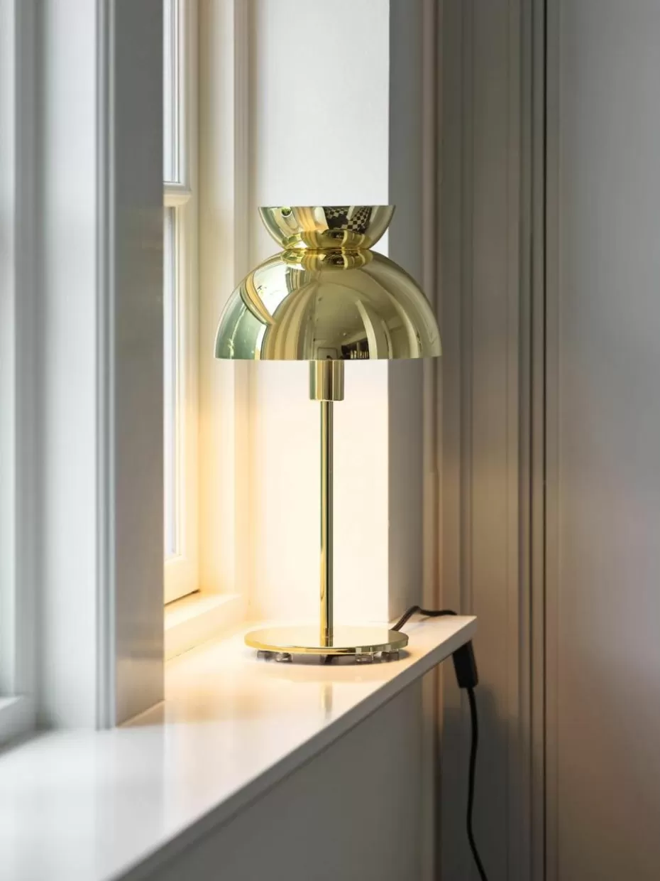 Nachttischlampen-Frandsen Design Tischlampe Butterfly Goldfarben, glänzend