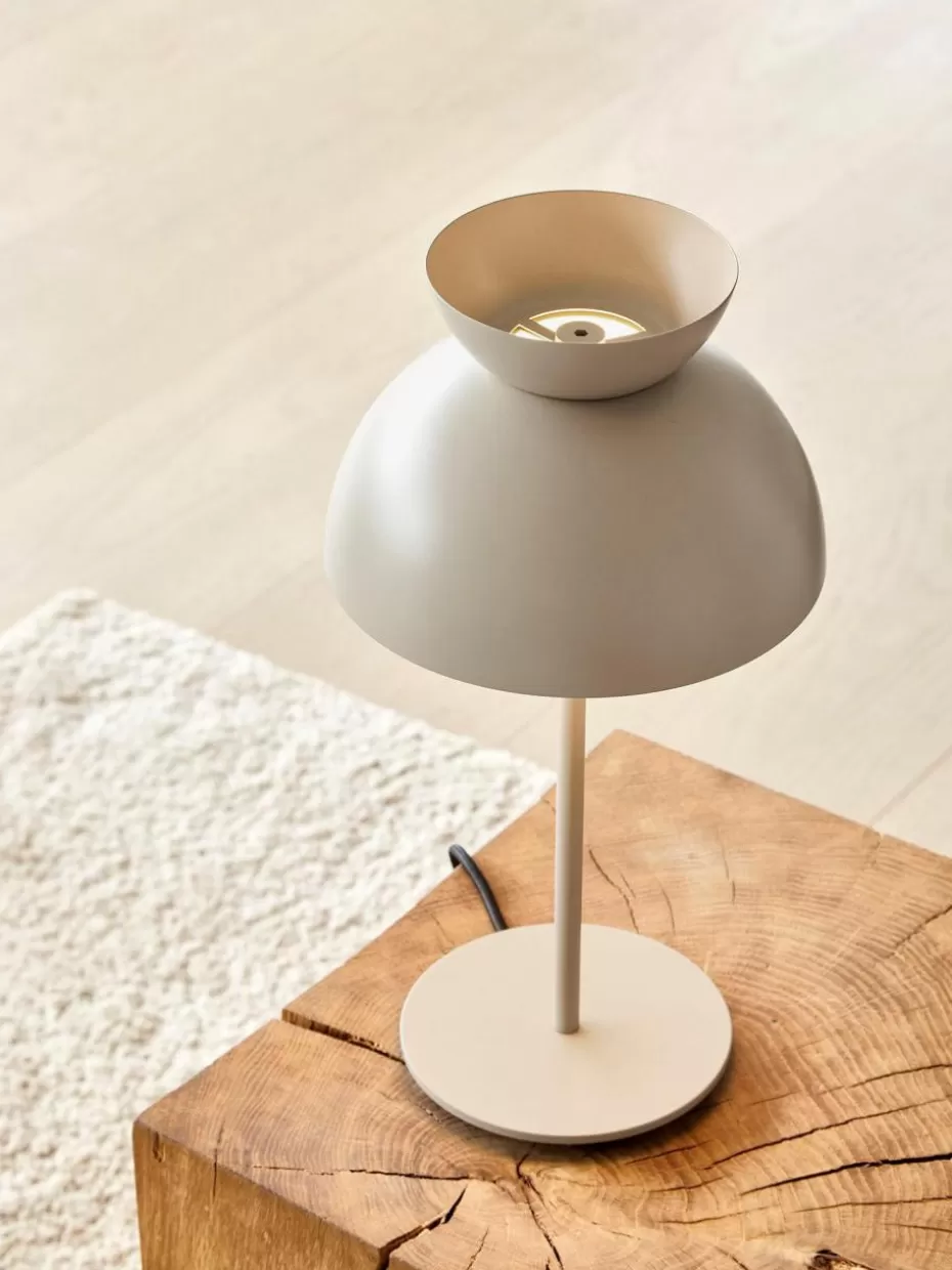 Nachttischlampen-Frandsen Design Tischlampe Butterfly Greige, matt