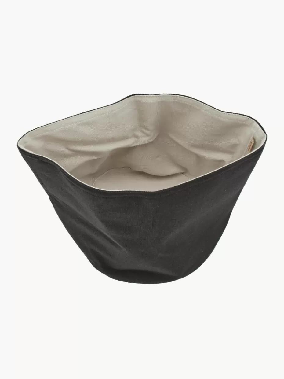 Küchenaufbewahrung-Stelton Designer Brotkorb Helga Duo Hellbeige, Schwarz