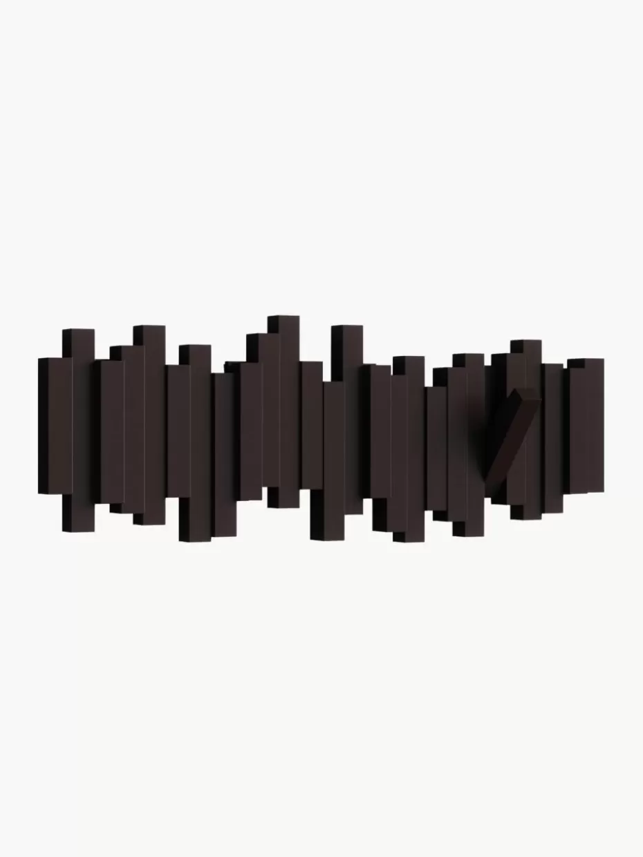 Garderoben-Umbra Designer Garderobenleiste Sticks Dunkelbraun