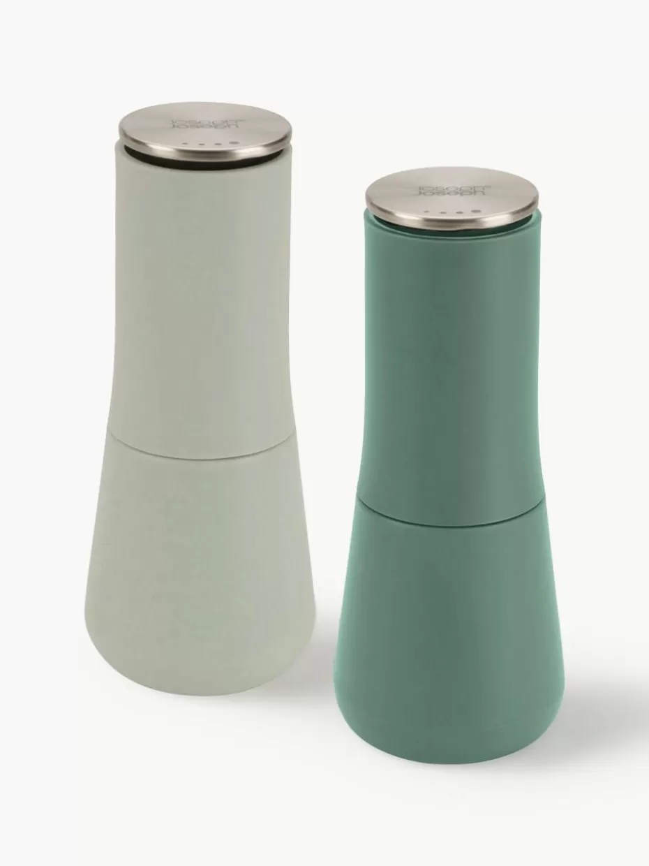 Gewürzmühlen-Joseph Joseph Designer Salz- & Pfeffermühle Milltop, 2er-Set