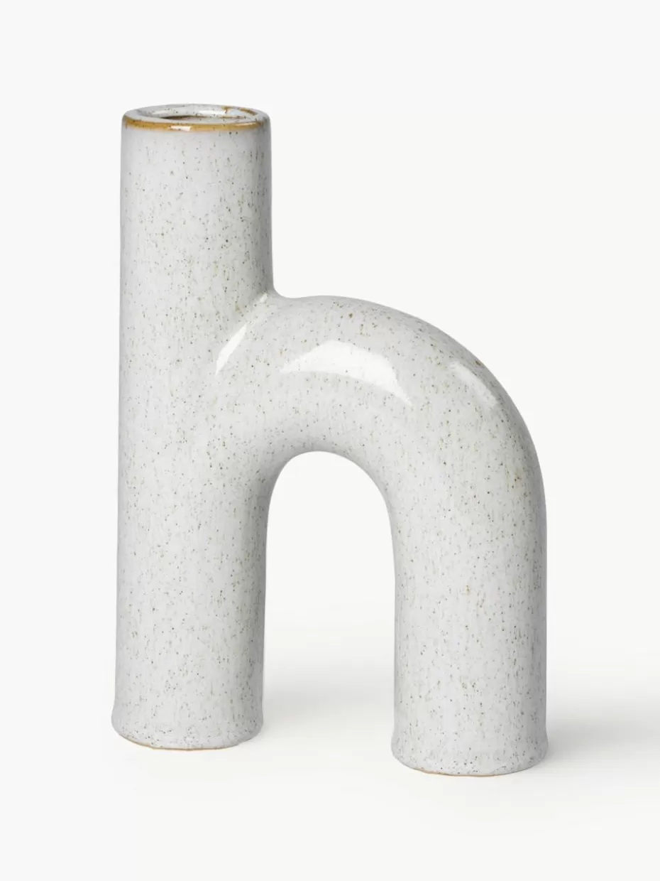 Vasen-Broste Copenhagen Design-Vase Hector aus Steingut, H 19 cm