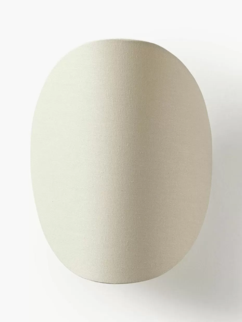 Up- & Downlights-Westwing Collection Design-Wandleuchte Kenzie aus Leinen