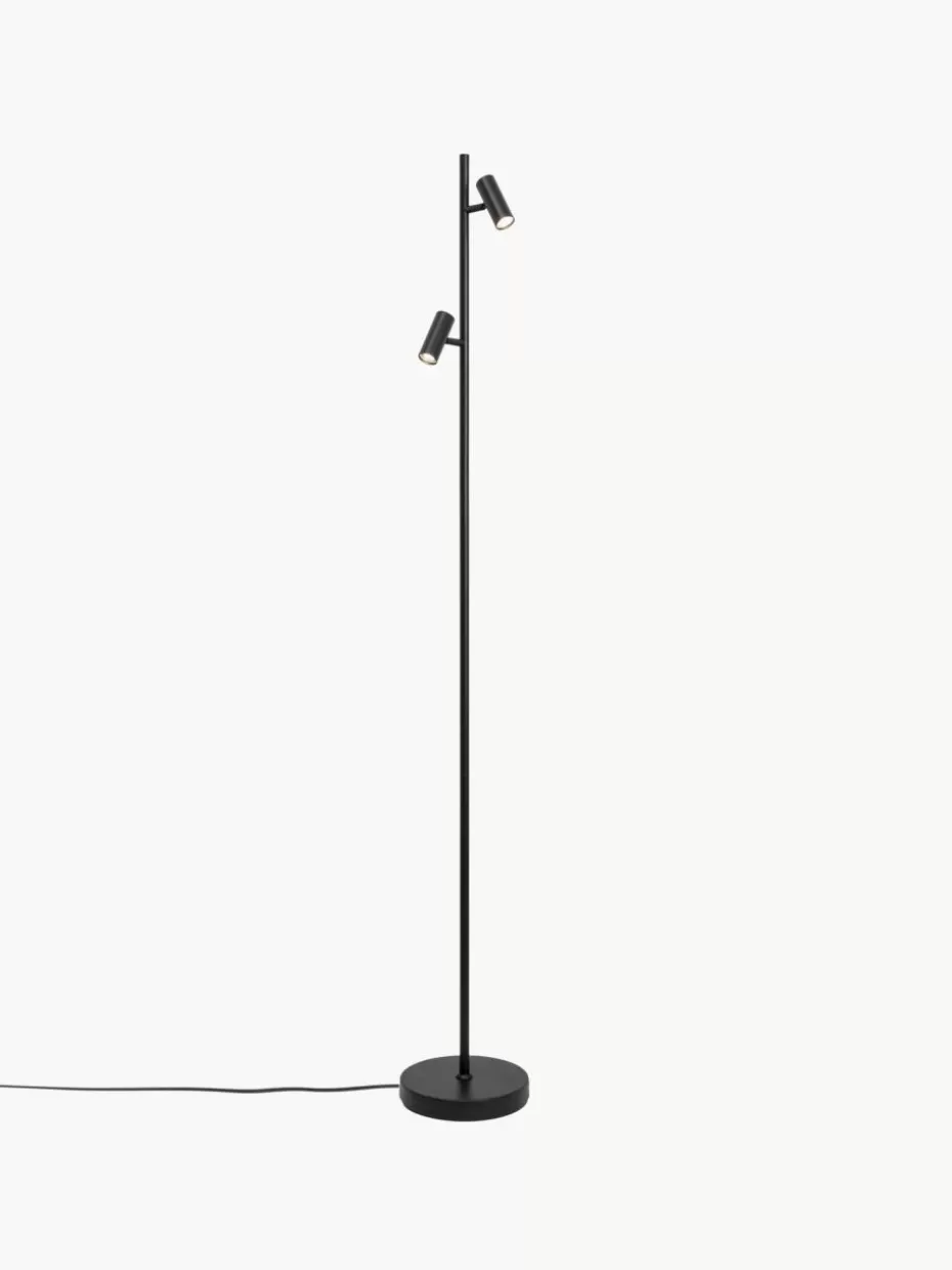 Led-Stehleuchten | Leselampen-Westwing Dimmbare LED-Leselampe Omari Schwarz