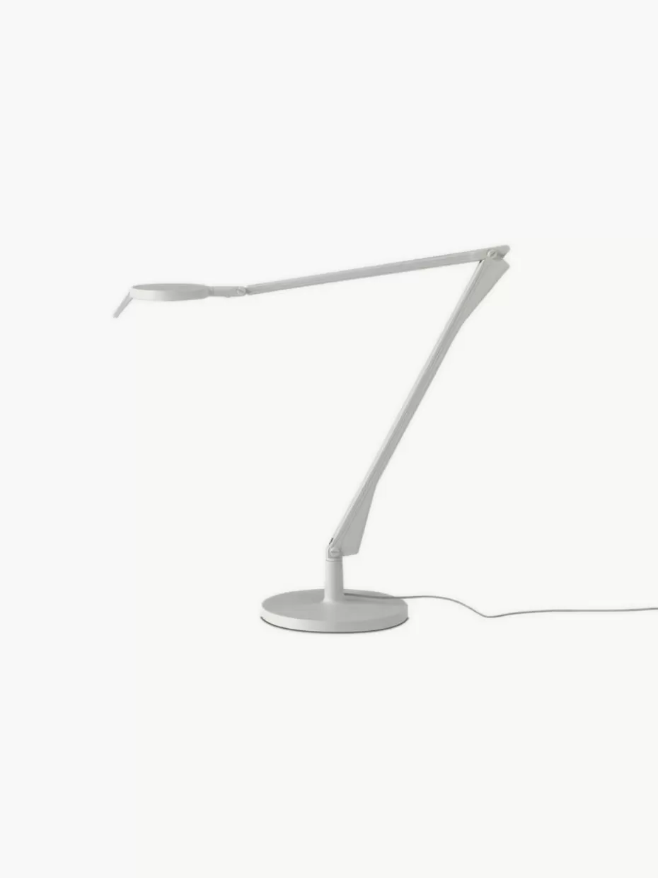 Led-Tischleuchten | Schreibtischlampen-Kartell Dimmbare LED-Schreibtischlampe Aledin Tec, ausziehbar Weiß