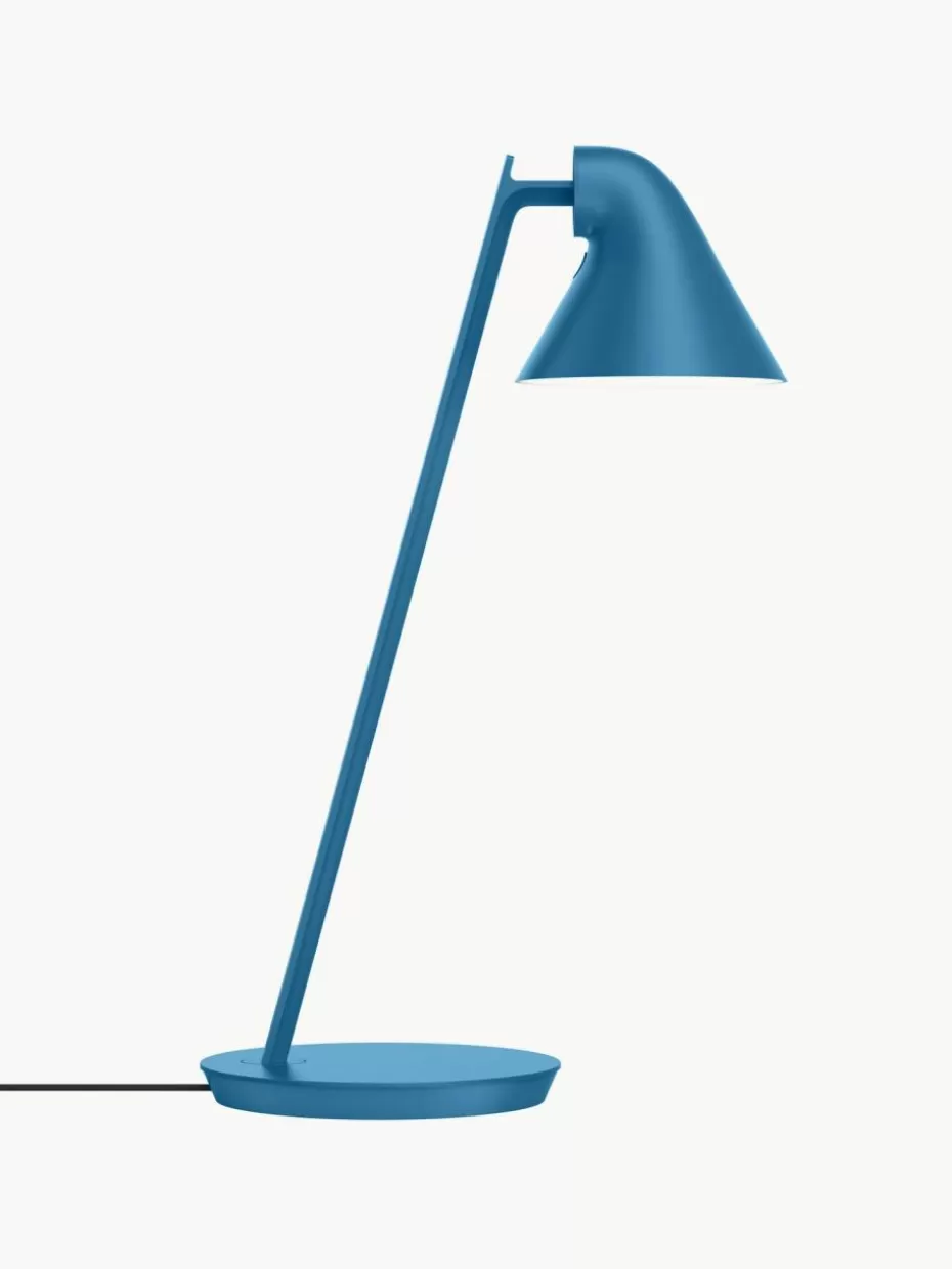 Led-Tischleuchten | Schreibtischlampen-Louis Poulsen Dimmbare LED-Schreibtischlampe NJP Graublau