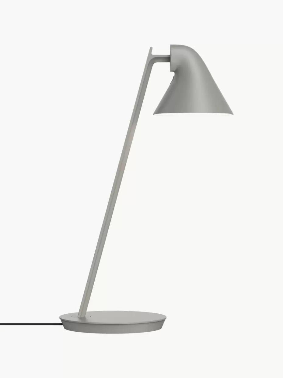 Led-Tischleuchten | Schreibtischlampen-Louis Poulsen Dimmbare LED-Schreibtischlampe NJP Hellgrau