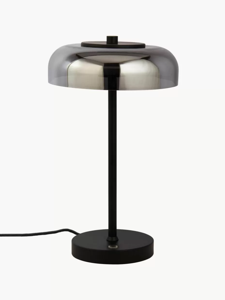 Led-Tischleuchten | Nachttischlampen-Westwing Dimmbare LED-Tischlampe Frisbee aus Glas