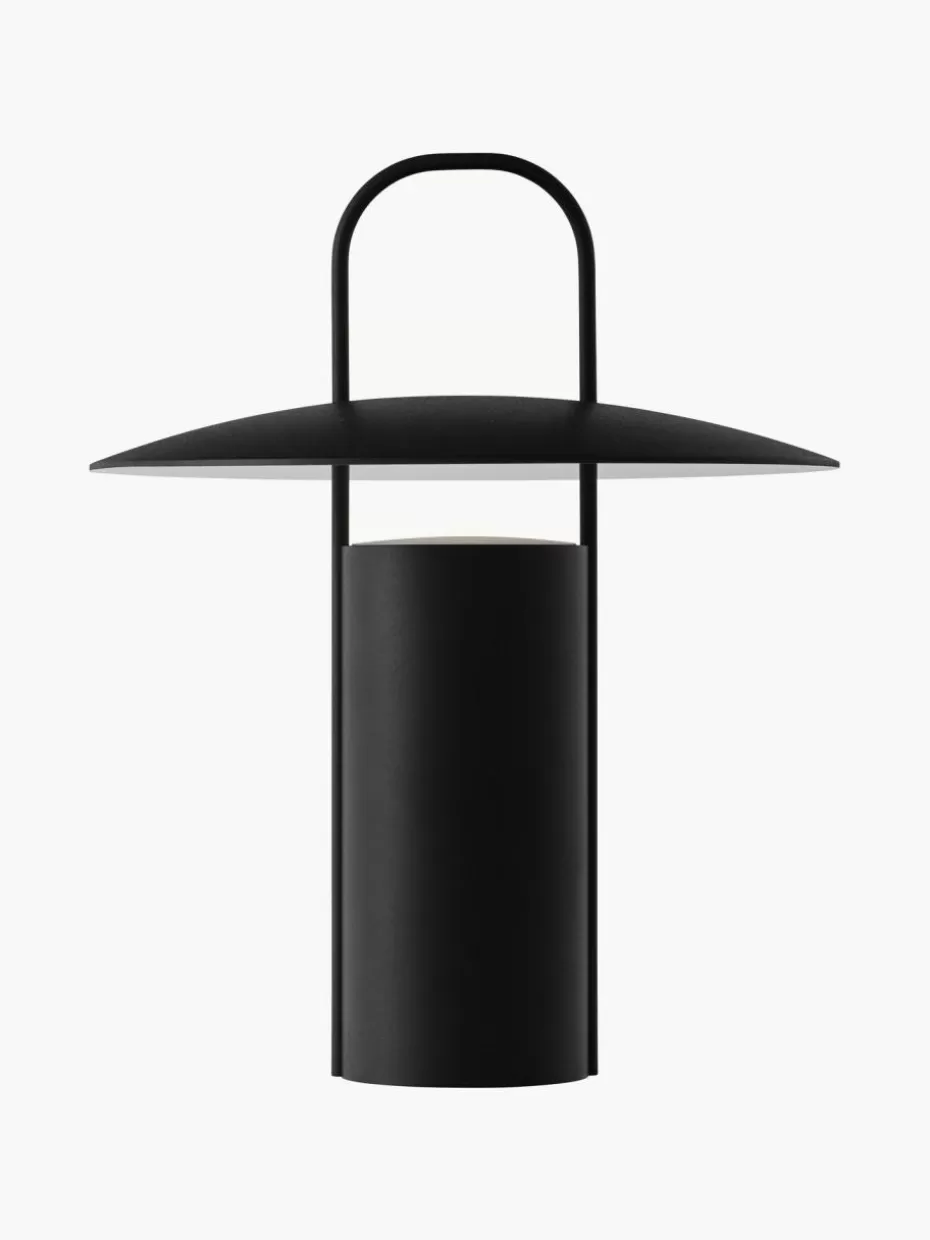 Outdoor Tischlampen | Led-Tischleuchten-Audo Copenhagen Dimmbare LED-Tischlampe Ray mit USB-Anschluss Schwarz