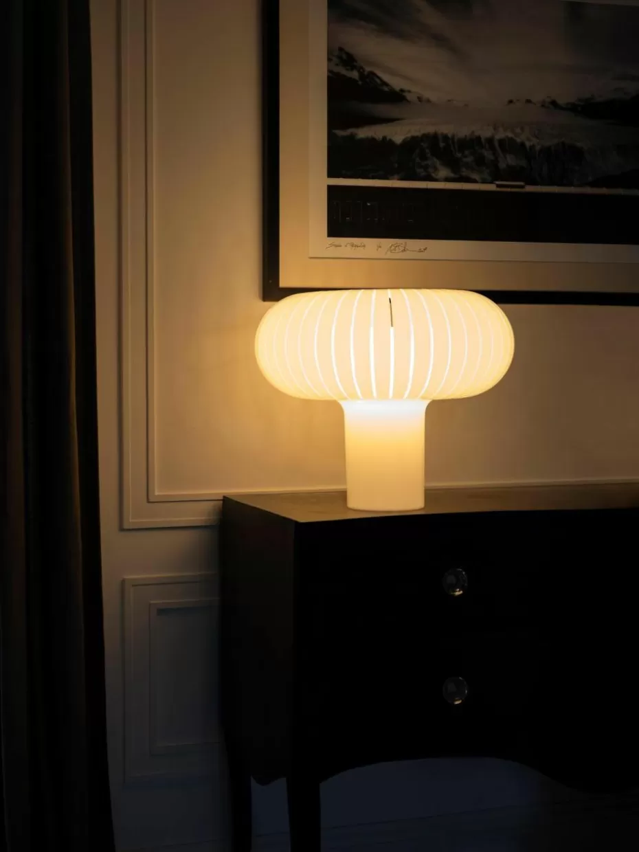 Led-Tischleuchten-Kartell Dimmbare LED-Tischlampe Teresa Weiß