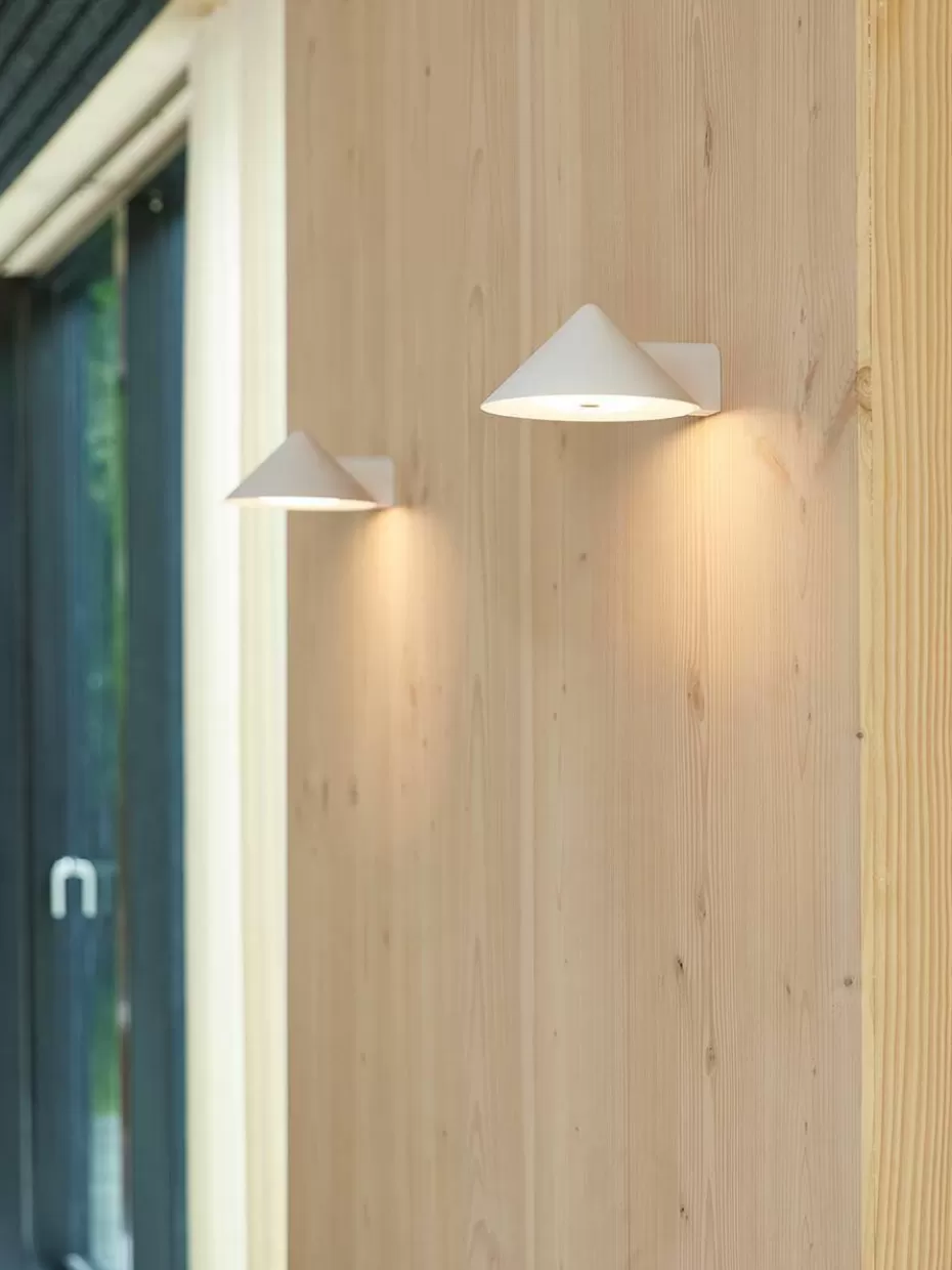 Led-Wandleuchten-Frandsen Dimmbare LED-Wandleuchte Grasp Weiß, matt