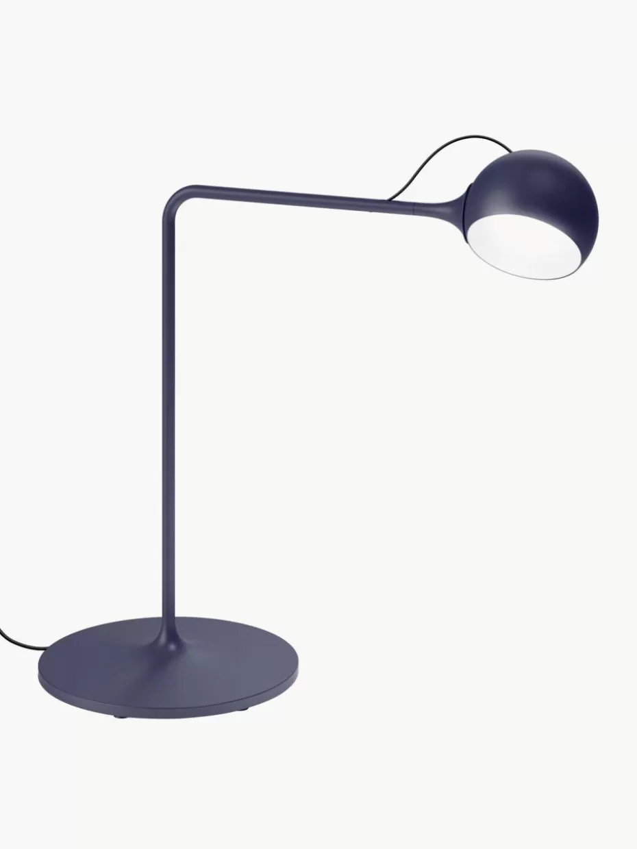 Led-Tischleuchten | Schreibtischlampen-Artemide Dimmbare verstellbare LED-Schreibtischlampe Ixa Dunkelblau