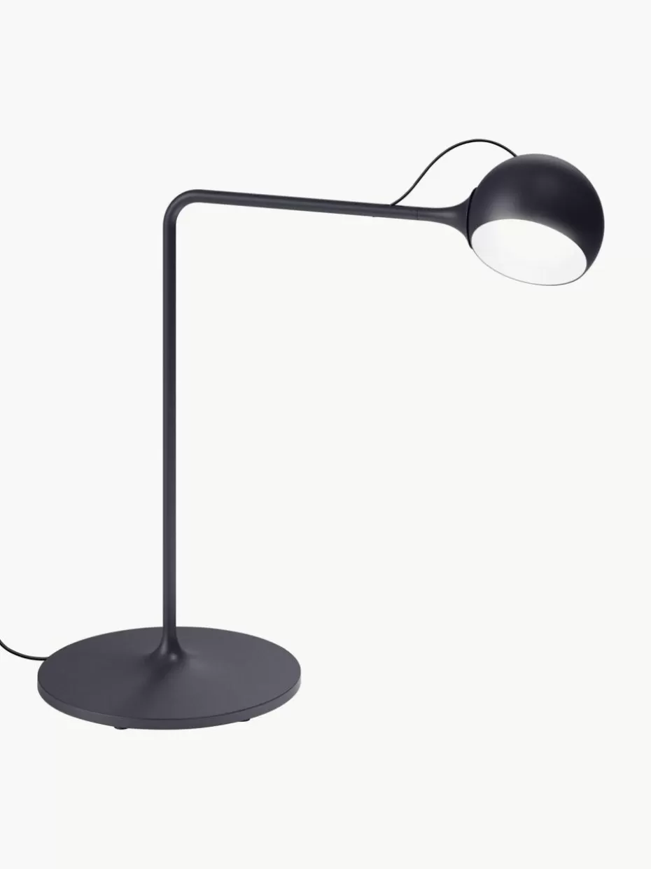 Led-Tischleuchten | Schreibtischlampen-Artemide Dimmbare verstellbare LED-Schreibtischlampe Ixa Anthrazit