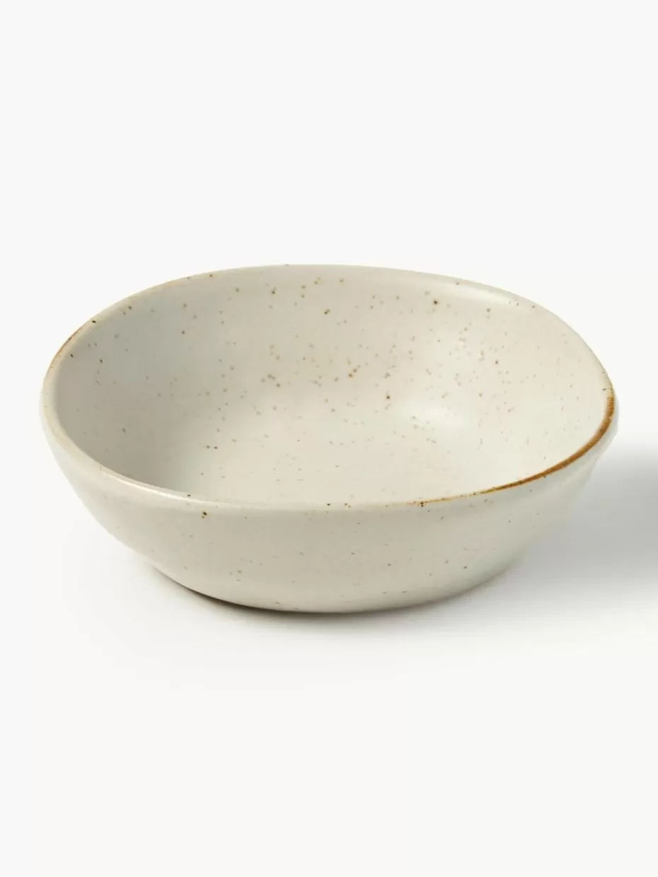 Nordic Celebrations | Schalen & Bowls-ferm LIVING Dipschälchen Flow aus Steinzeug Off White, gesprenkelt