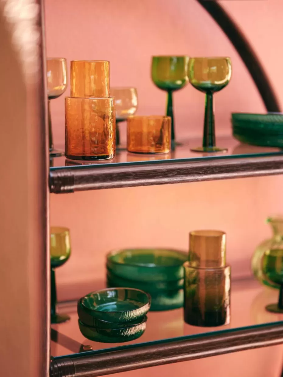 Dipschalen & Snackschalen-HKLIVING Dipschälchen The Emeralds aus Glas, 2 Stück