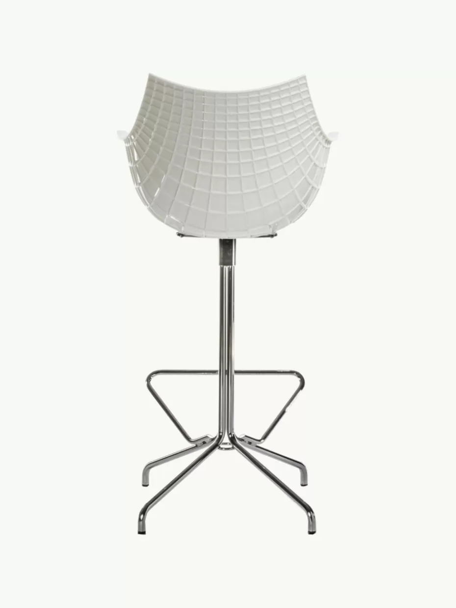 Barhocker-Driade Drehbarer Kunststoff-Thekenstuhl Meridiana
