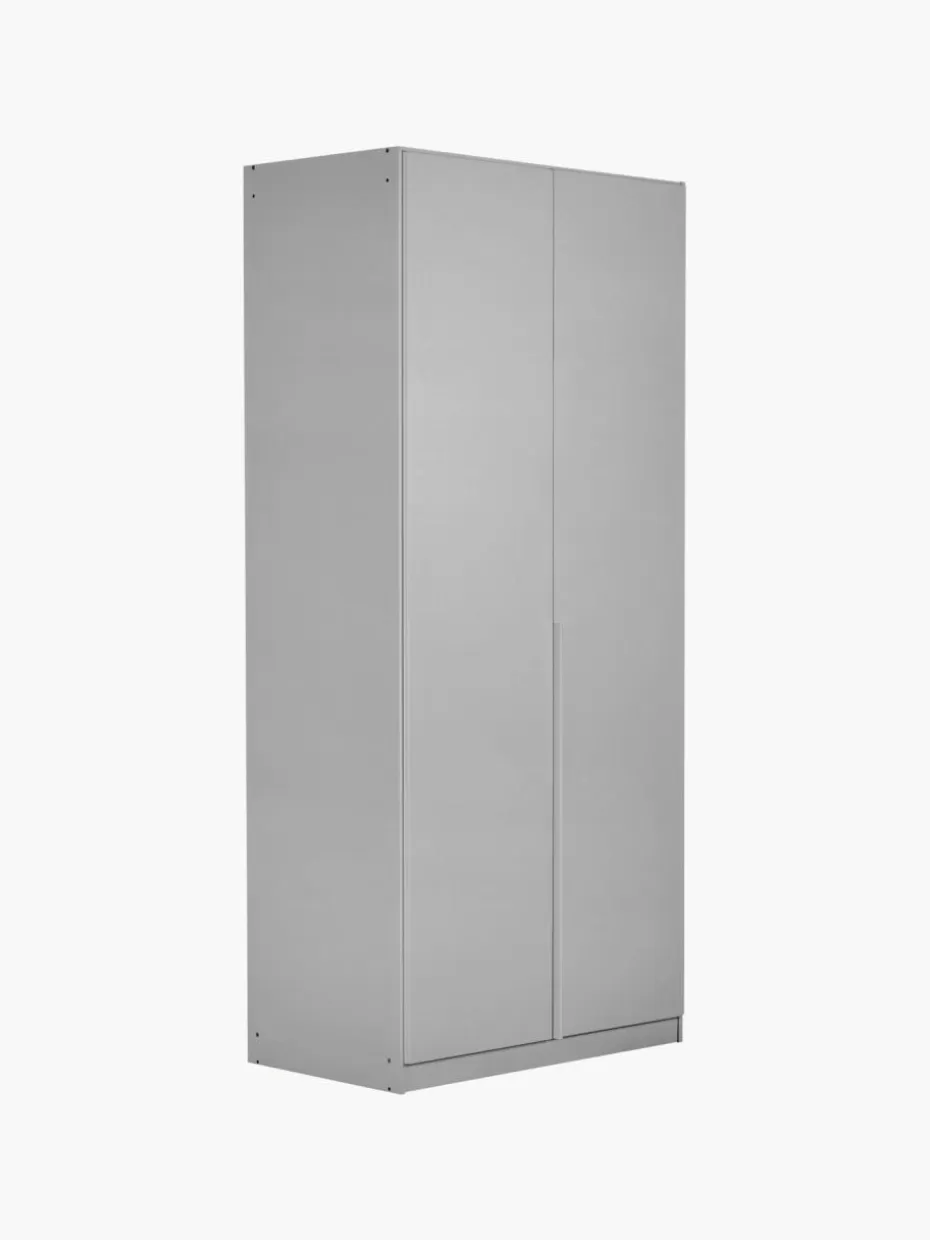 Kleiderschränke-Westwing Drehtürenschrank Mia, 2-türig Grau