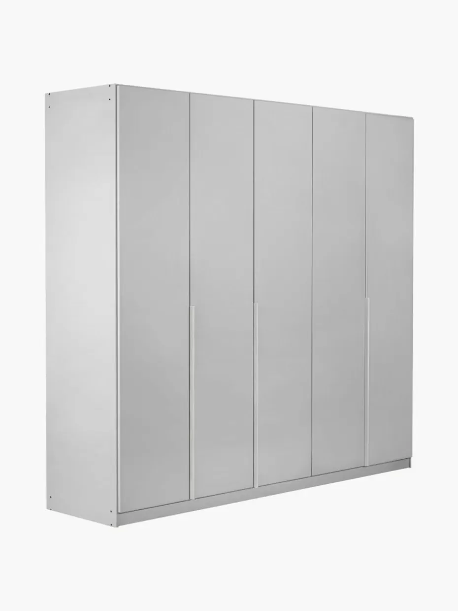 Kleiderschränke-Westwing Drehtürenschrank Mia, 5-türig Grau