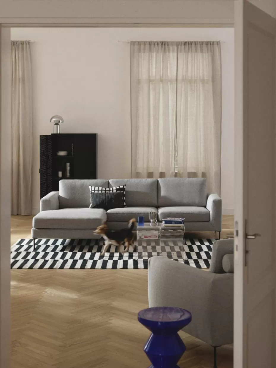 Sofas | Sofaserien-Westwing Collection Ecksofa Cucita (3-Sitzer) Webstoff Grau