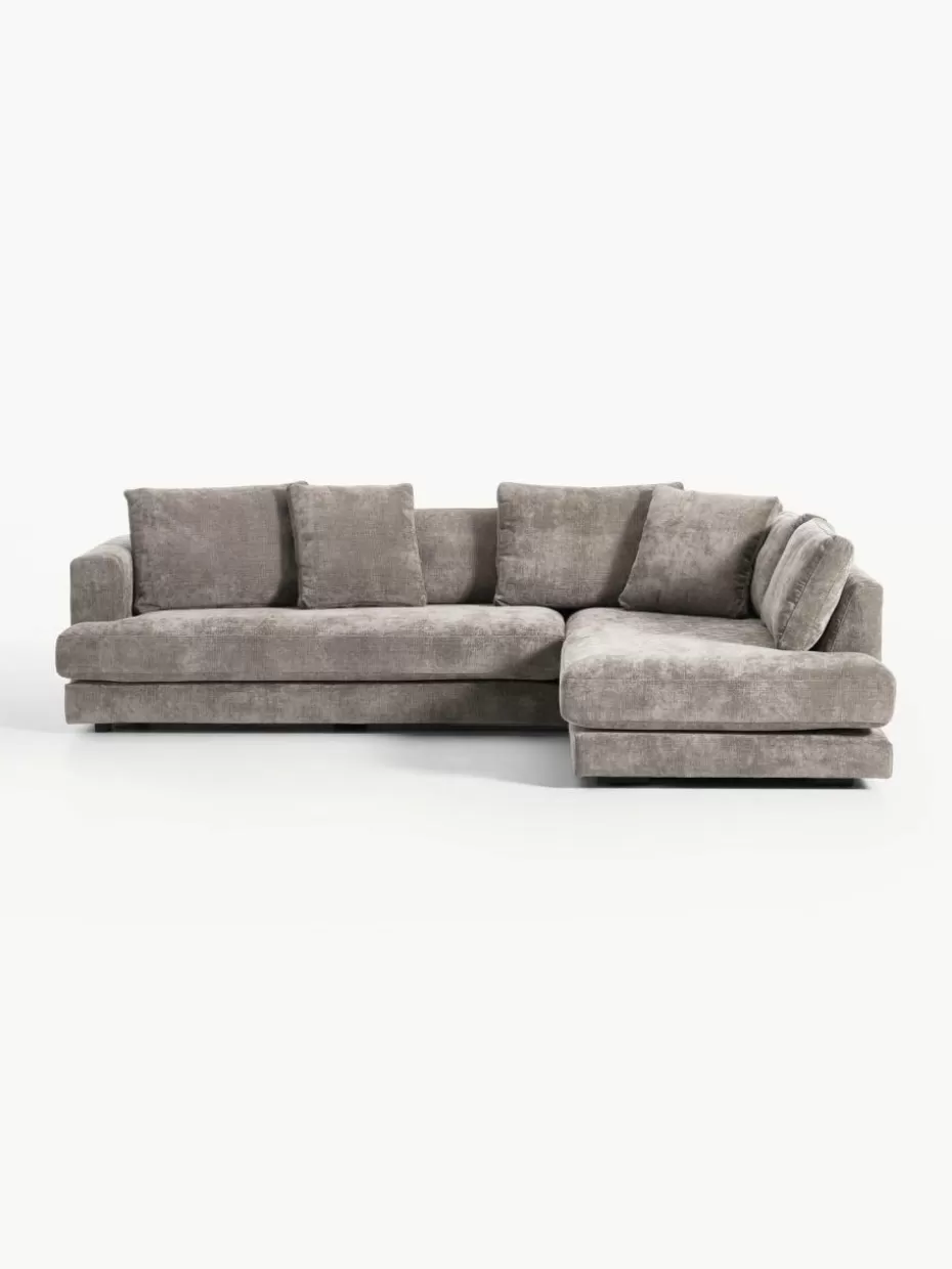 Sofas | Sofaserien-Westwing Collection Ecksofa Tribeca Webstoff Taupe