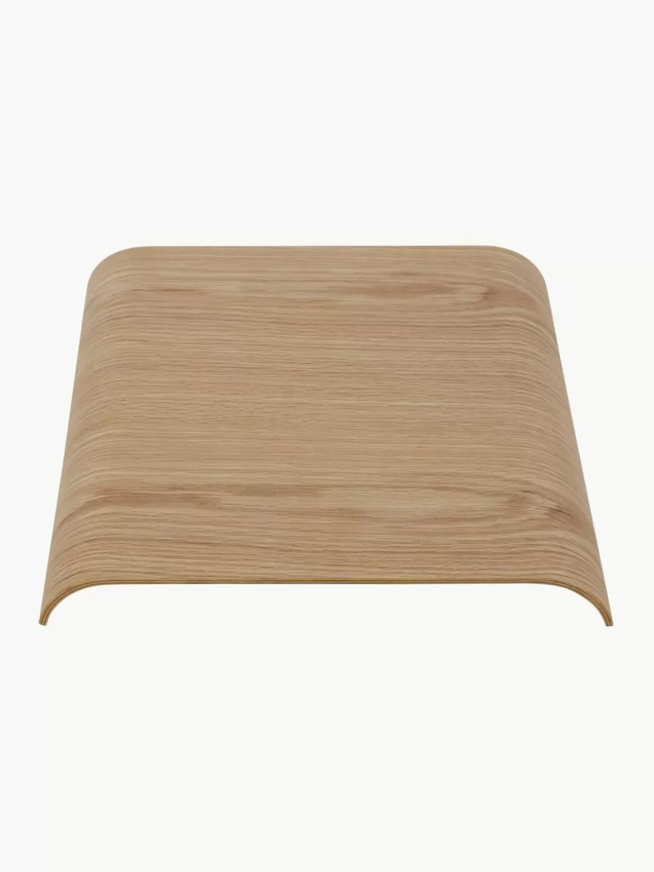 Beistelltische | Hocker-Aytm -Platte Curva für Hocker Eichenholz