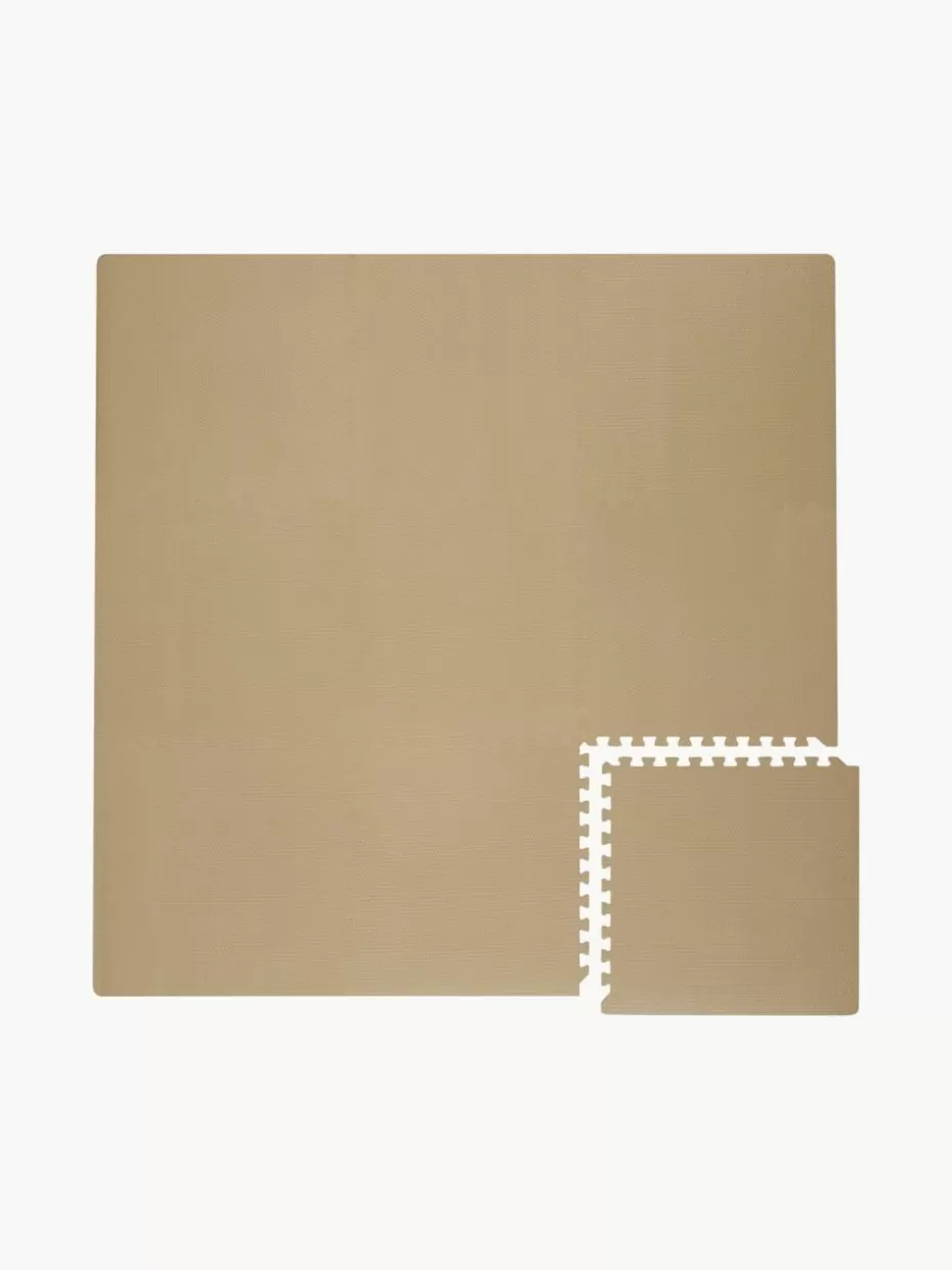 Spielzeug & Kuscheltiere | Teppiche-Toddlekind Erweiterbare Spielmatte Clay, 9-tlg. Beige