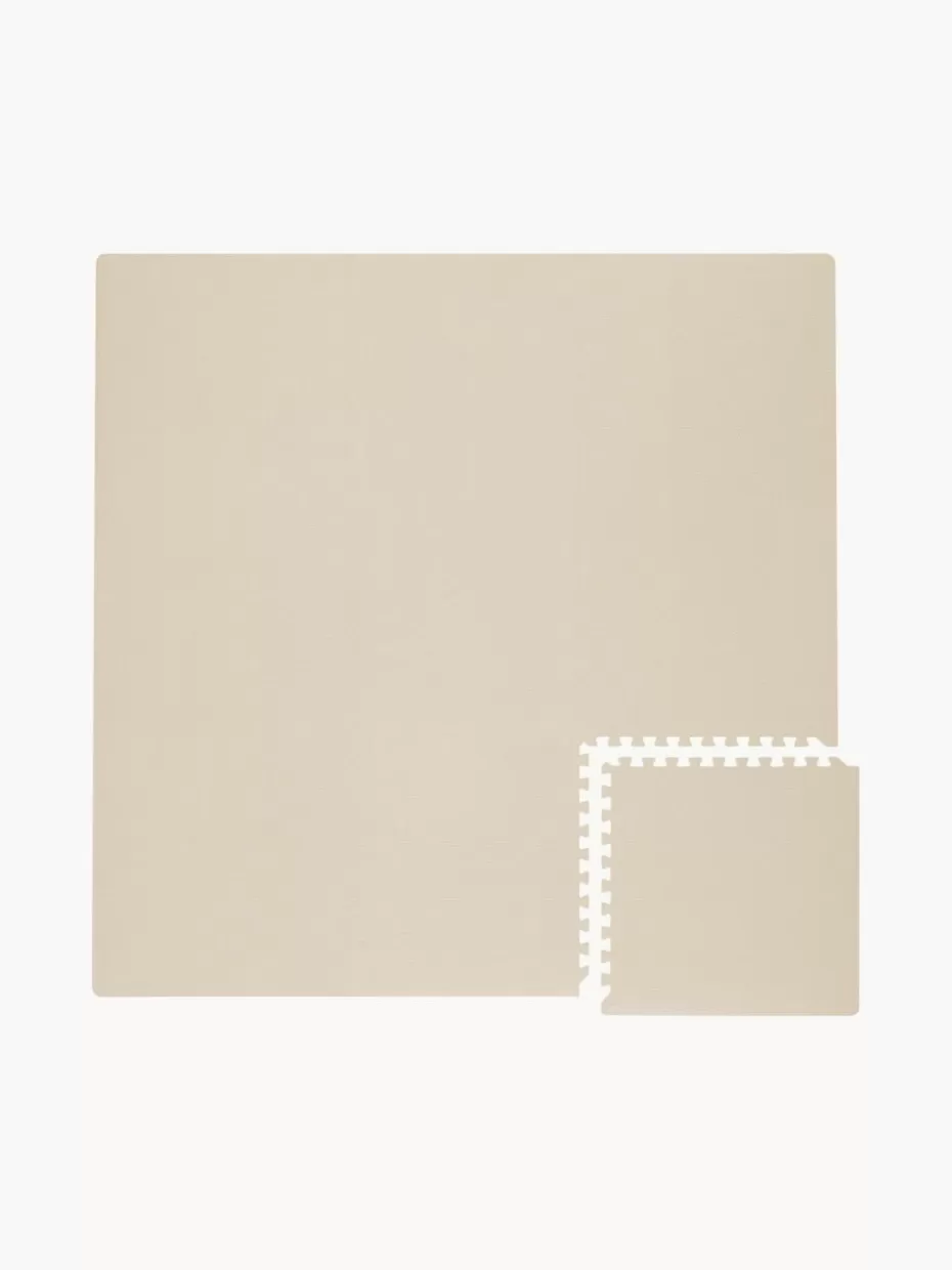 Spielzeug & Kuscheltiere | Teppiche-Toddlekind Erweiterbare Spielmatte Clay, 9-tlg. Hellbeige