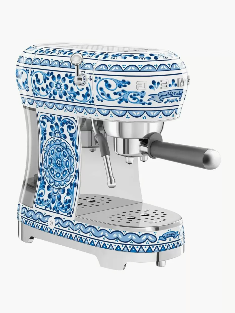 Kaffeemaschinen-Smeg Espressomaschine Dolce & Gabbana - Blu Mediterraneo