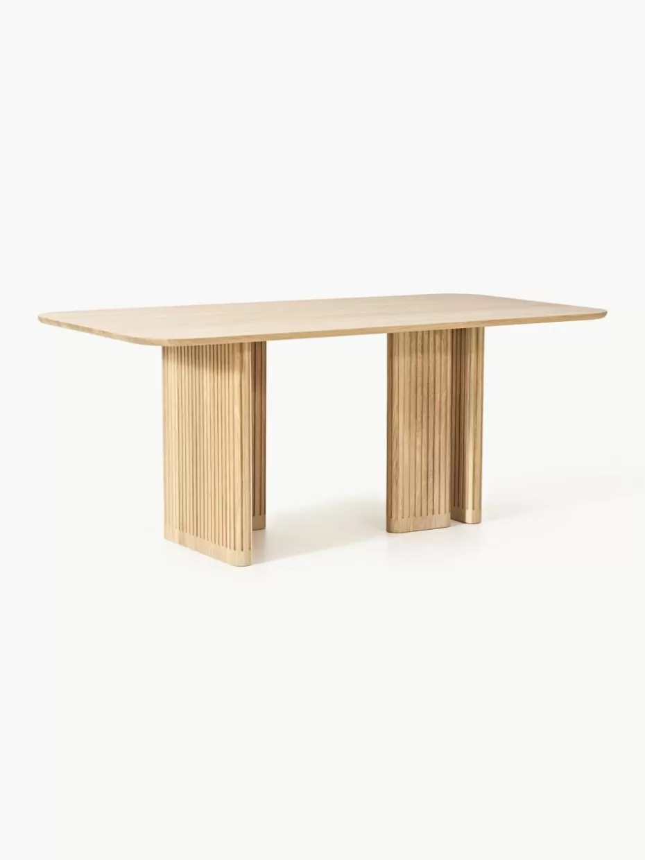 Esstische-Westwing Collection Esstisch Jolka aus Eichenholz, in verschiedenen Größen Eichenholz, lackiert
