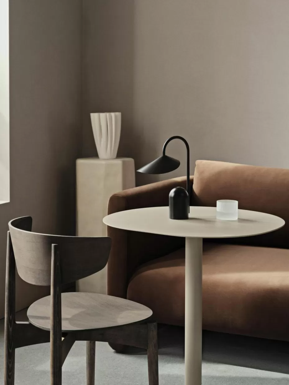 Esstische-ferm LIVING Esstisch Pond in organischer Form Hellbeige, matt