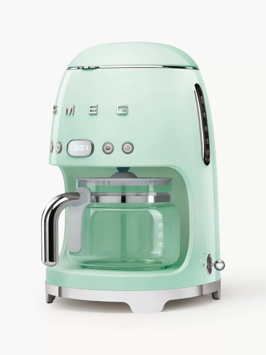 Kaffeemaschinen-Smeg Filterkaffeemaschine 50's Style Mintgrün, glänzend