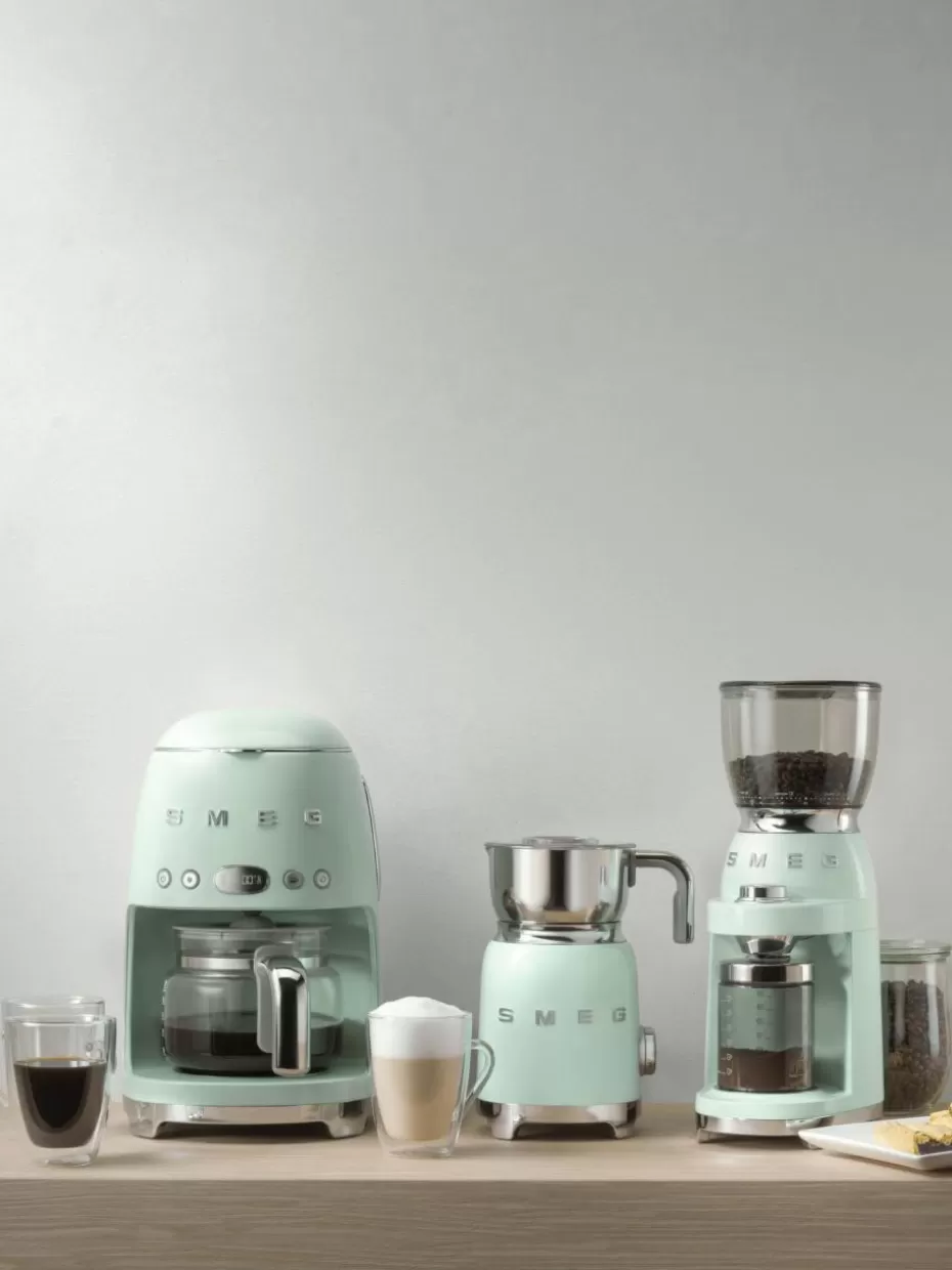 Kaffeemaschinen-Smeg Filterkaffeemaschine 50's Style Mintgrün, glänzend