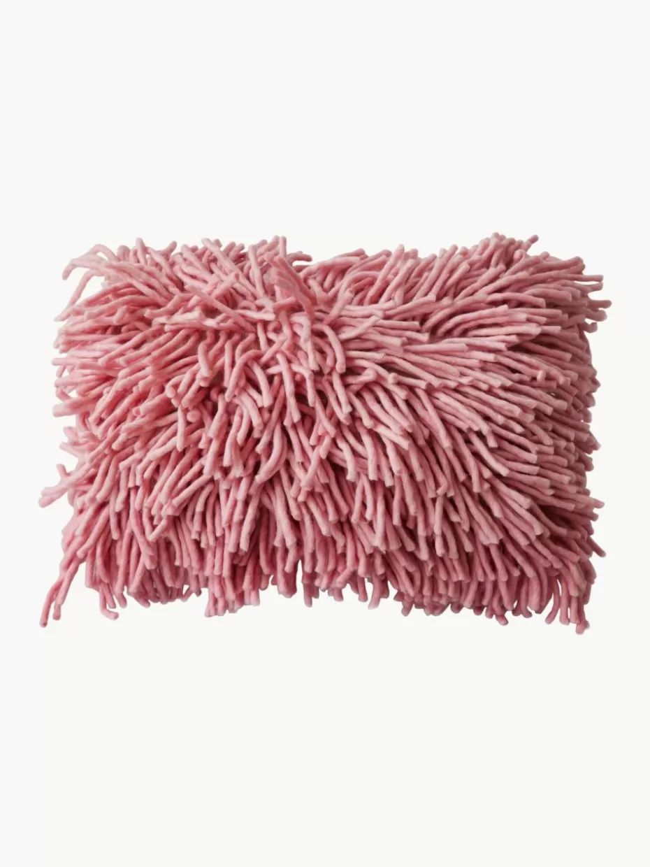 Dekokissen-HKLIVING Flauschiges Kissen Rugged, handgefertigt