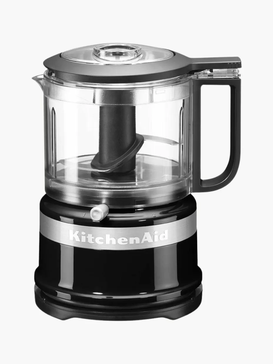 Mixer-KitchenAid Food Processor Mini Schwarz, glänzend