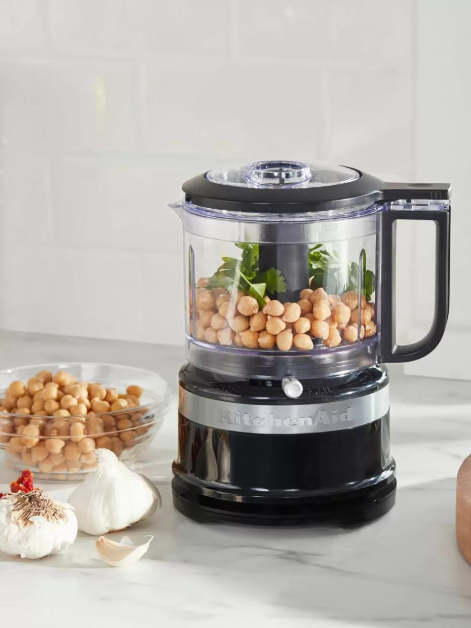 Mixer-KitchenAid Food Processor Mini Schwarz, glänzend