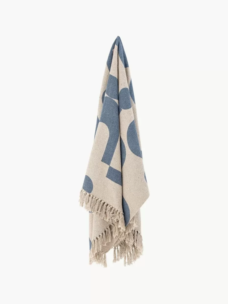 Decken & Plaids-Bloomingville Gemusterter Plaid Agno