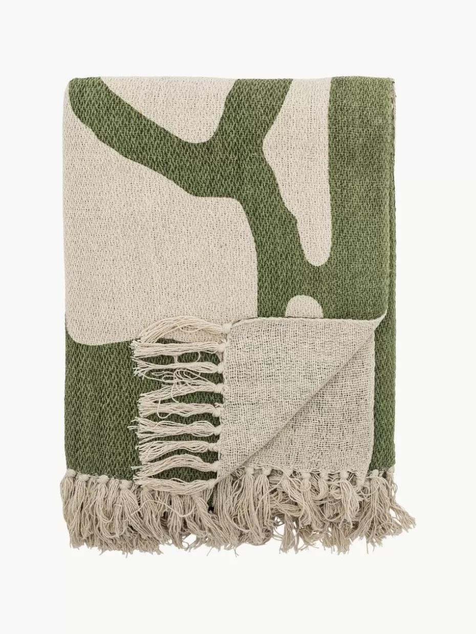 Decken & Plaids-Bloomingville Gemusterter Plaid Dalmine