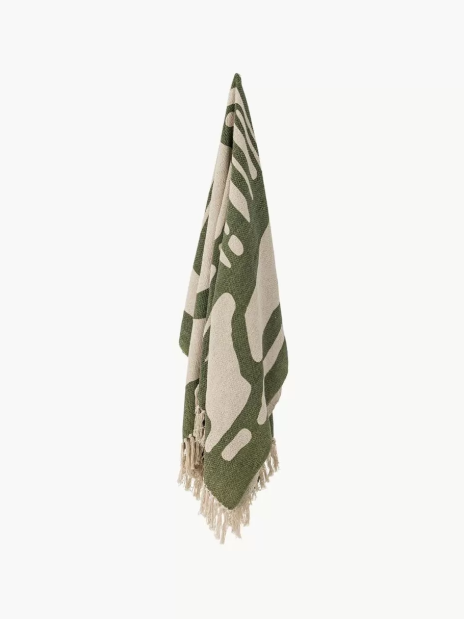 Decken & Plaids-Bloomingville Gemusterter Plaid Dalmine