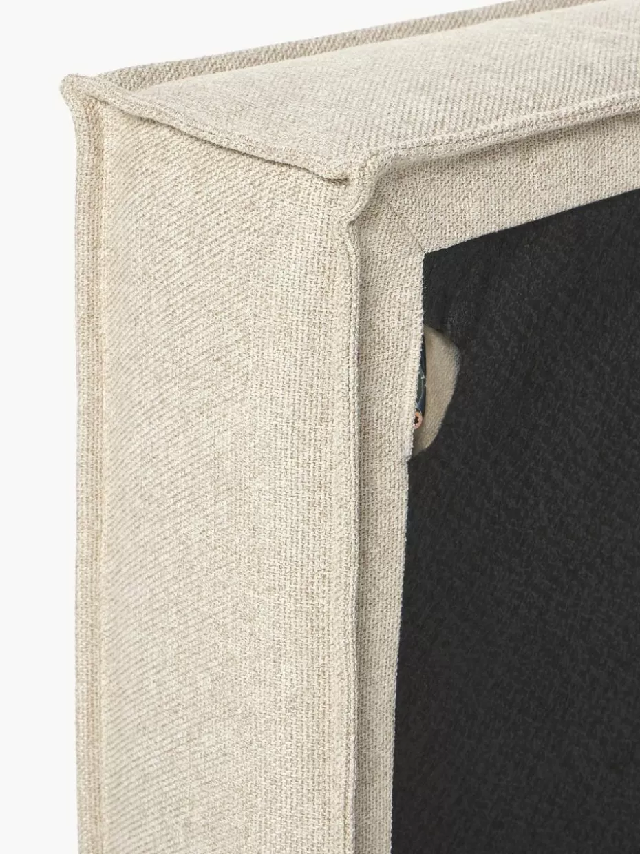Betten-Westwing Collection Gepolstertes Kopfteil Kamila, zur Wandmontage Hellbeige