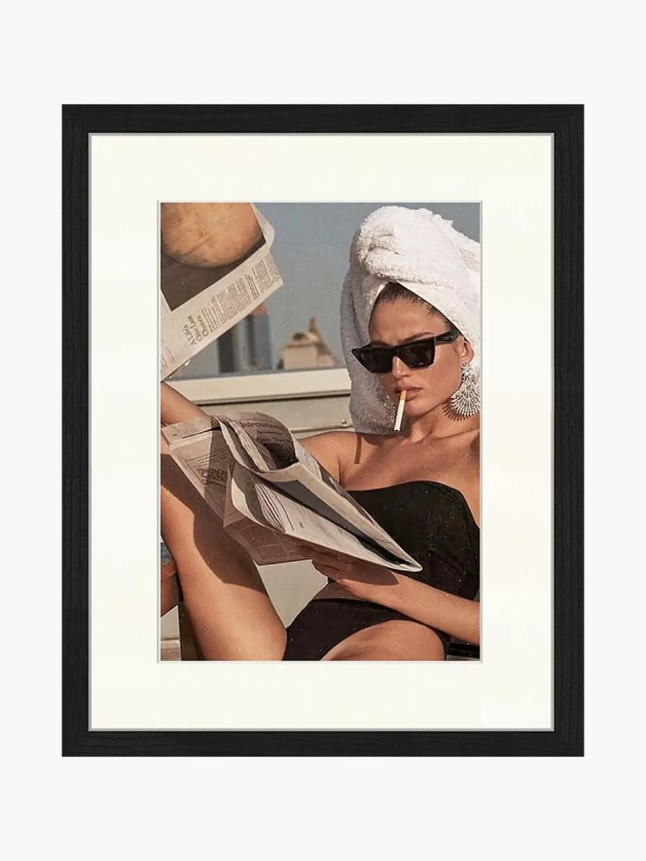 Bilder-Any Image Gerahmte Fotografie My Morning Paper
