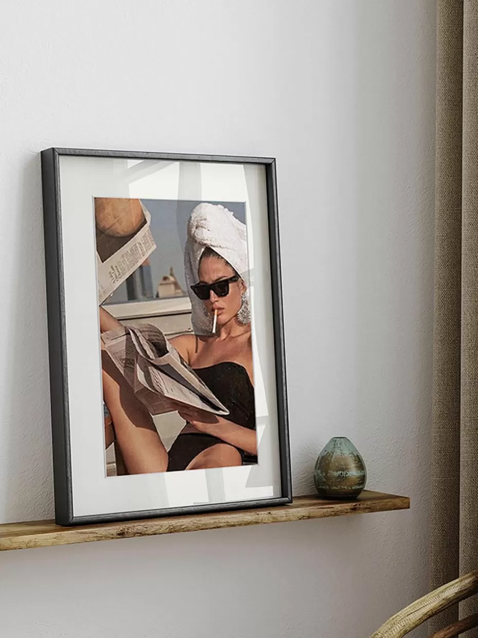 Bilder-Any Image Gerahmte Fotografie My Morning Paper