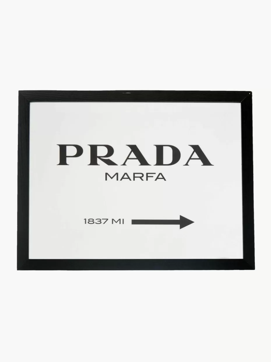 Bilder-Any Image Gerahmter Digitaldruck Prada Marfa